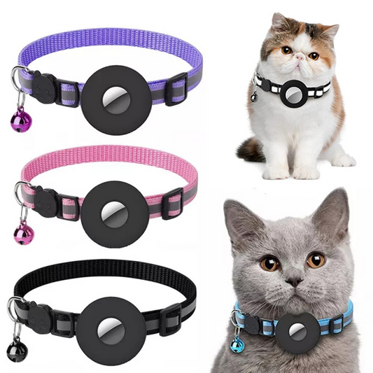 Reflective Cat Collar Waterproof Holder Case For Airtag (Works on puppies too)